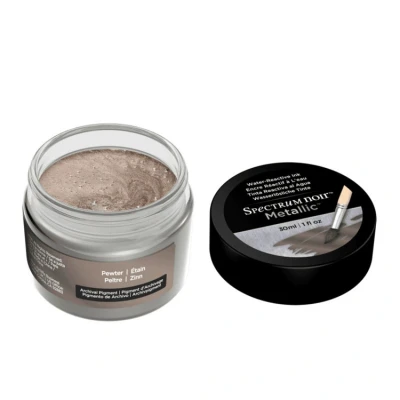 Afbeelding van Spectrum Noir Metallic Vloeibare Inkt 30ml Pewter (Tin)