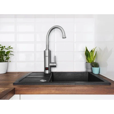 Afbeelding van Noveen Elektrische Doorstroomboiler Doorstroomverwarmer Met Luxe RVS Kraan Verwarmt tot 60 Graden Elektrisch Verwarmde IWH850 Inox