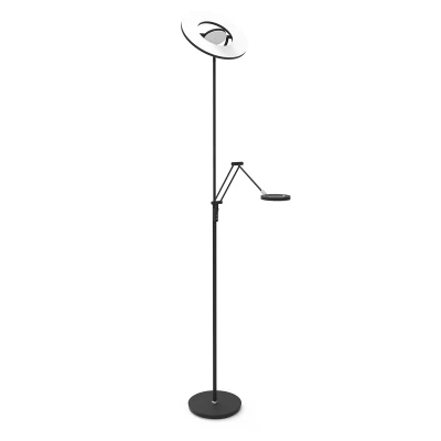 Afbeelding van Steinhauer Soleil vloerlamp Ingebouwd (LED) transparant en zwart