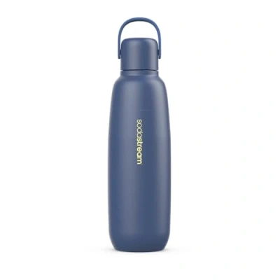 Afbeelding van SodaStream Fizz&amp;go Cool Storm metalen fles 0,9 liter vaatwasmachinebestendig geschikt voor Duo, E Terra enz. Houdt tot 12 uur warm en koud BPA vrij 1 stuk
