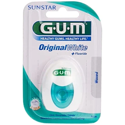 Afbeelding van Gum Original White Floss 30m Blister