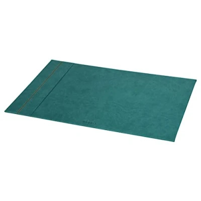 Afbeelding van RHODIA 194485C handonderlegger Pauw, 60 x 40 cm, oranje buitenmateriaal van kunstleer collectie Home Office Rhodiarama organisatie voor kantoor en opslag design