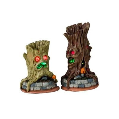 Afbeelding van Spooky Town Tree Trunks Set van 2