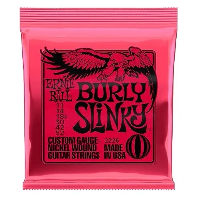 Afbeelding van Ernie Ball Burly Slinky 2226 Gitaarsnaren voor elektrisch gitaar .011 .052