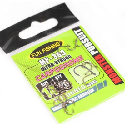 Afbeelding van Fun Fishing Carpodrome MP 300 Ultra Strong Eyed Barbed (20pcs) Maat : 12