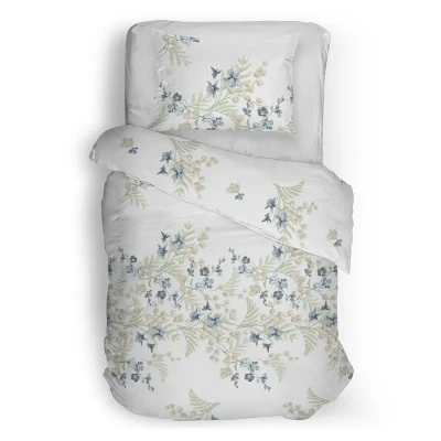 Afbeelding van Snoozing Gwenny Dekbedovertrek Eenpersoons 140x200/220 cm Blauw