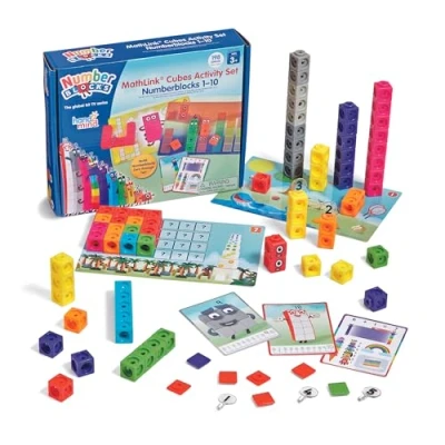 Afbeelding van Learning Resources Numberblocks MathLink cubes 1 10 activiteitenset (3+)