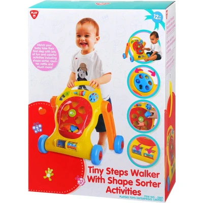 Afbeelding van Playgo Kleine Stappen Rollator Met Vormsorteeractiviteiten
