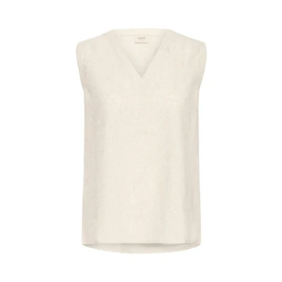 Afbeelding van Fransa Frjuna Top, Dames, Maat: XS, Birch melange