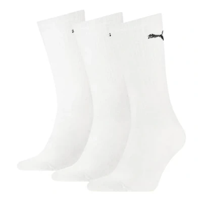Afbeelding van Sportsokken Puma Crew Zwart Uniseks (3 pcs) Schoenmaat 39 42