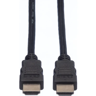 Afbeelding van ROLINE HDMI High Speed kabel met Ethernet m M, zwart, 15