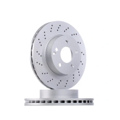 Afbeelding van DELPHI BG4142C Remschijf 295 28 5 Geventileerd, Geperforeerd Gecoat Semi finished Zonder wiellager, ABS sensorring