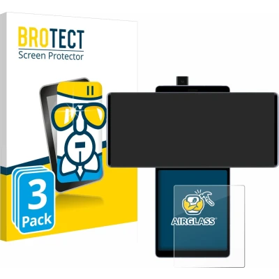 Afbeelding van BROTECT Screenprotector voor LG Wing (Achterdisplay) Folie Beschermfolie Beschermglas transparant (3 Stuks)