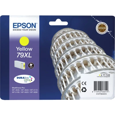 Afbeelding van Epson 79XL (T79044010) Inktcartridge Geel Hoge capaciteit