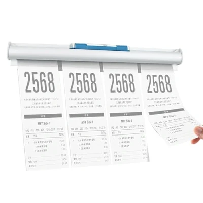 Afbeelding van Restaurant Controle Bar Houder Bediening Aluminium Keuken Ticket Kantoor Bestelling 30 cm