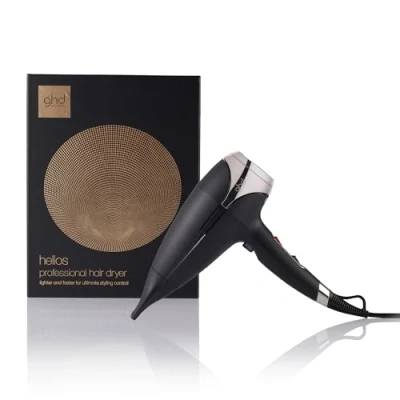 Image de ghd Sèche cheveux Helios professionnel (Noir) Puissant et précis sans frisottis 30% plus brillants Recommandé par les coiffeurs Idéal tous types de