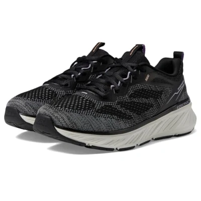 Afbeelding van Skechers Edgeride Damessneakers, zwart.