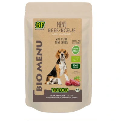 Afbeelding van Bf Organic Menu 150 g Hondenvoer Rund Pouch