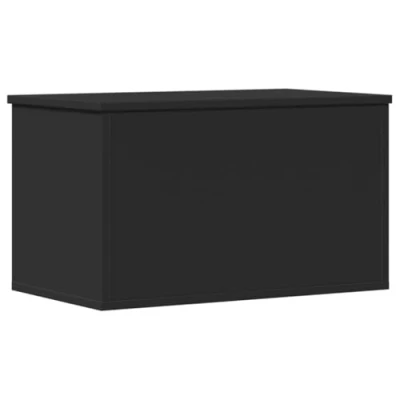 Afbeelding van vidaXL Opbergbox 60x35x35 cm bewerkt hout zwart