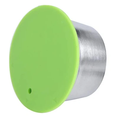 Afbeelding van Rvs Koffie Capsule Pods Herbruikbare Koffiepads met Siliconen Deksel Hervulbare Cup Fit voor Dolce Gusto Koffiezetapparaat(Groen)