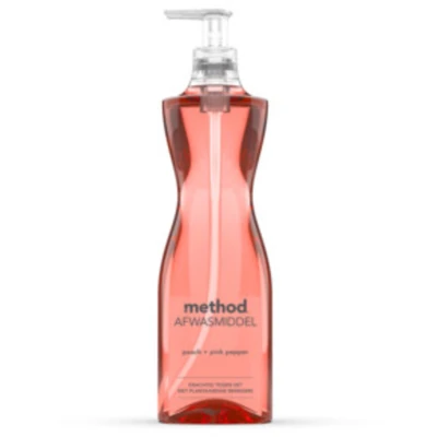 Afbeelding van Method Afwasmiddel Peach &amp; Pink Pepper 532ML