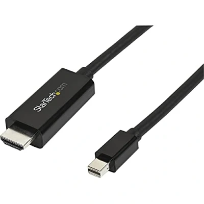Image de StarTech.com Mini DisplayPort to HDMI Adapter Cable 3 m (10 ft.) 4K 30Hz câble vidéo /