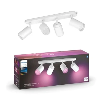Afbeelding van Philips Hue Fugato opbouwspot wit en gekleurd licht 4 spots