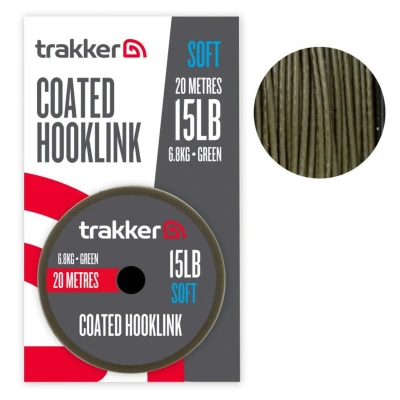 Afbeelding van Trakker Soft Coated Hooklink 15lb (20m) Karper onderlijn materiaal