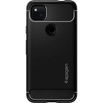 Afbeelding van Spigen Google Pixel 4a Hoesje Back Case Rugged Armor Mat Zwart