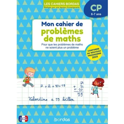 Image de Mon cahier de problèmes maths CP