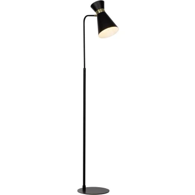 Afbeelding van Brilliant GOLDY Vloerlamp Goud;Zwart