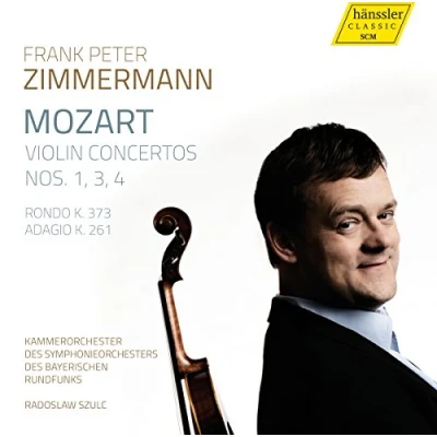 Afbeelding van Kammerorchester Des Symphonieorchester Bayerischen Rundfunks, Radoslaw Szulc Zimmermann: Mozart Violinkonzerte 1, 3, 4 (CD)