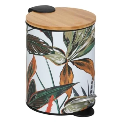 Afbeelding van 5five afvalemmer metaal soft close 3l Palawan meerkleurig