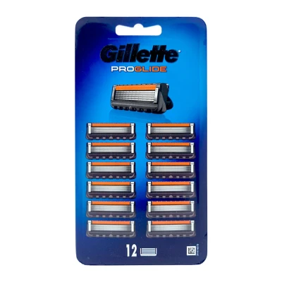 Afbeelding van Gillette Fusion5 ProGlide scheermesjes 12 stuks voordeelpak