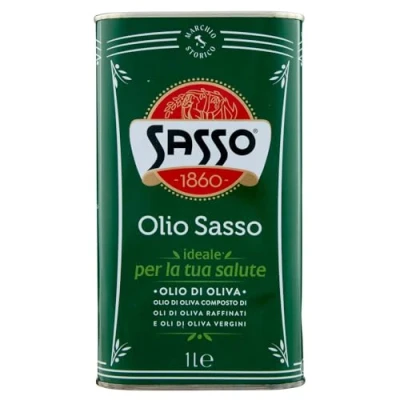 Afbeelding van Sasso Olio 6 flessen extra vierge olijfolie, 100% Italiaans, 1 liter