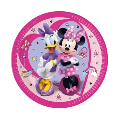 Afbeelding van Minnie Mouse Junior Borden 23cm 8 stuks