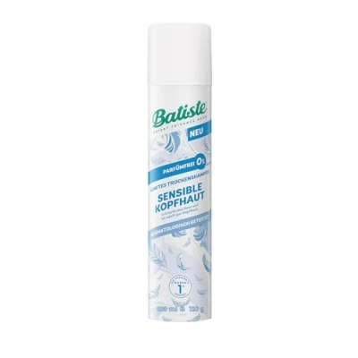 Afbeelding van Batiste gevoelige droge shampoo voor de hoofdhuid, lichte geur, zonder kleurstoffen, parabenen en sulfaten huid 200 ml