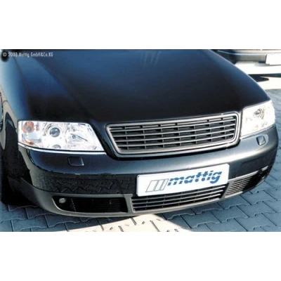 Afbeelding van Voor Audi A4 S4 B6 8E Grille Sport Grill Mat Zwart Zonder Embleem 2000 2004