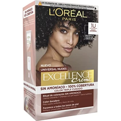 Afbeelding van Permanente Kleur Excellence L&#039;Oreal Expert Professionnel Zwart