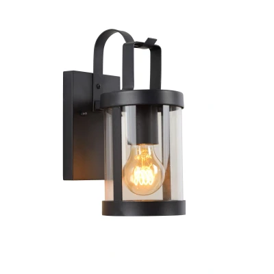 Afbeelding van Lucide LINDELO Wandlamp 1xE27 Zwart