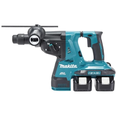 Afbeelding van Makita, Boormachine + slagboor, MŁOT WIERCĄCO KUJĄCY SDS PLUS 2x18V 2,9J AVT 2x5,0Ah +UCHWYT DHR283T2JU (Oplaadbare batterij)