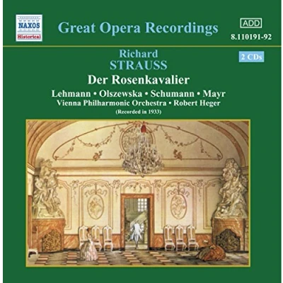Afbeelding van Vienna Philharmonic Orchestra, Robert Heger Strauss Der Rosenkavalier (2 CD)