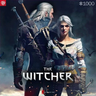 Image de Puzzle 1000 pièces The Witcher Geralt &amp; Ciri