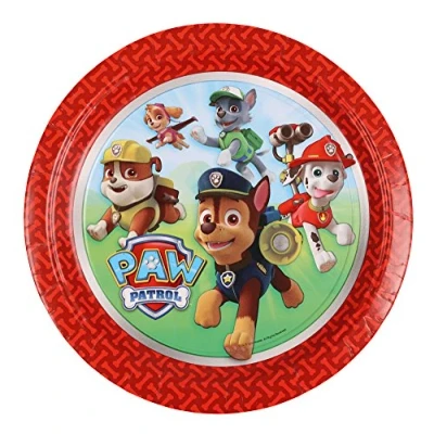 Afbeelding van Amscan 999132 Paw Partrol borden, 23 cm, 8 stuks