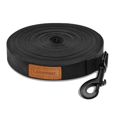 Afbeelding van Hondenriem, 3m /5m /7m /10m /15m /20m /25m /30m Heavy duty hondenriem trainingslijn met opbergzakje, polsband en D karabijnhaak