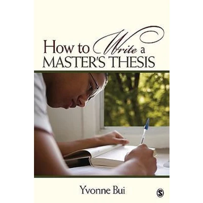 Afbeelding van How to Write a Master&#039;s Thesis