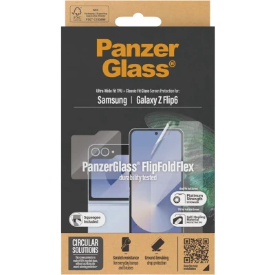 Afbeelding van PanzerGlass Bundel 2in1 folie + gehard glas voor Samsung Galaxy Z Flip 6