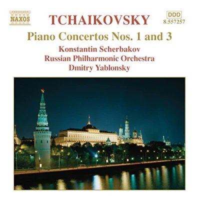 Afbeelding van Konstatin Scherbakov, Russian Philharmonic Orchestra, Dmitry Yablonsky Tchaikovsky: Piano Concertos Nos.1 &amp; 3 (CD)