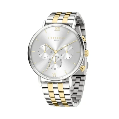 Afbeelding van Liebeskind Berlin Chronograaf, Dames, Maat: One Size, Silver