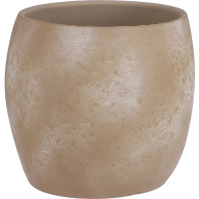Afbeelding van Mica Decorations Lester Bloempot H26 x Ø28 cm Keramiek Ivoor